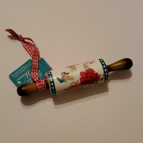 Pioneer Woman Mini Rolling Pin Christmas Ornament - Picture 2 of 3